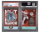 PSA 8 2021 MOSAIC HOT SAUCE SILVER HOLO MOSAIC MIKE TROUT