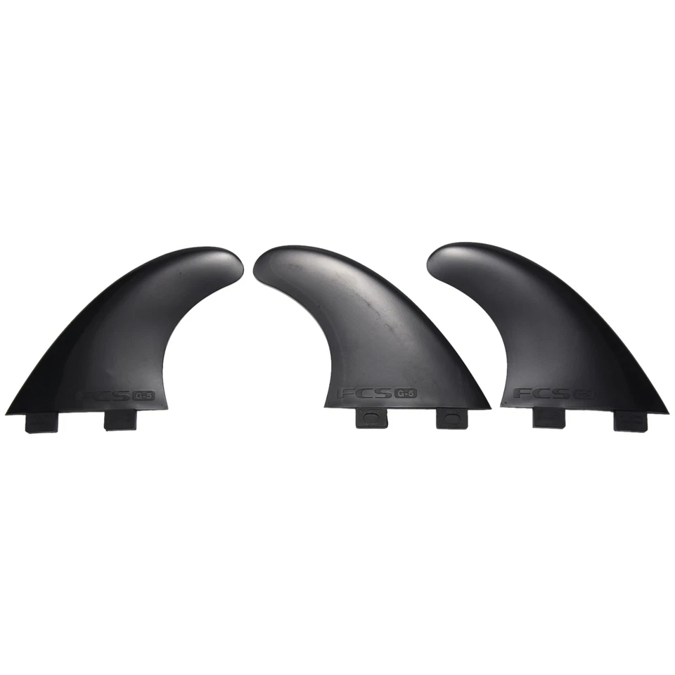 3Pcs Plastic Nylon+Fiberglass Black for  Surf Fins G5 Size Surf Board Fins9926 - Image 3 of 4