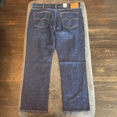 NWT Levis 514 Men s 40x30 Premium Straight Fit Jeans Stretch Dark Blue