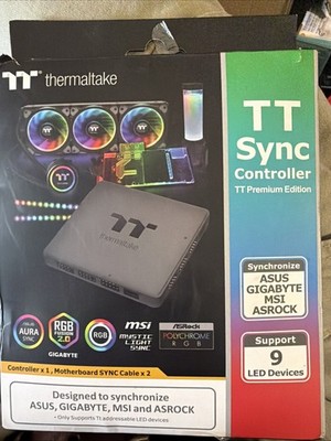 Thermaltake 9Pin x 9 Connector SATA Powered TT Premium RGB LED Sync Controller