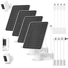 5W Solar Panel for Ring Camera, Solar Panel Charger Compatible with Ring Spot...