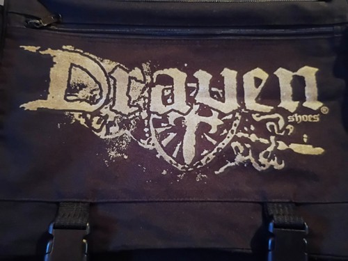 Rare DRAVEN Shoes Canvas Messenger Bag, Laptop Bag, Gothic Y2K Era Hot Topic - 第 2/7 張圖片