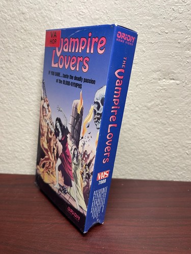 The Vampire Lovers (VHS) Ingrid Pitt, Peter Cushing, RARE HORROR Movie Orion - Picture 2 of 8