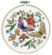 Design Works Crafts Janlynn Counted Cross Stitch Kit, Butterfly