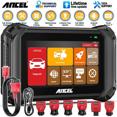 V5 HD Heavy Duty Truck Bidirectional Diesel Diagnostic Tool DPF Regen For Volvo