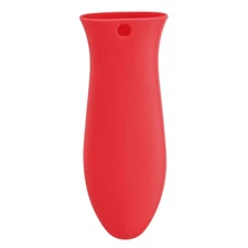 Silicone Hot Handle Holders Cast Iron Skillet Handle Covers Red