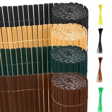 Sichtschutzmatte PVC Sichtschutzzaun Balkon Windschutz Zaun Garten Sichtschutz
