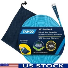 EvoFlex2 RV Water Hose 25ft Drinking Safe 5/8 ID Flexible Durable Connection New