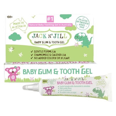 Jack N Jill Natural Baby Gum & Tooth Gel for Teething, 0.53 Ounce (Pack of 1)