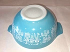 Vintage Pyrex Amish Butterprint #442 Cinderella 1.5 Qt Nesting Bowl Turquoise