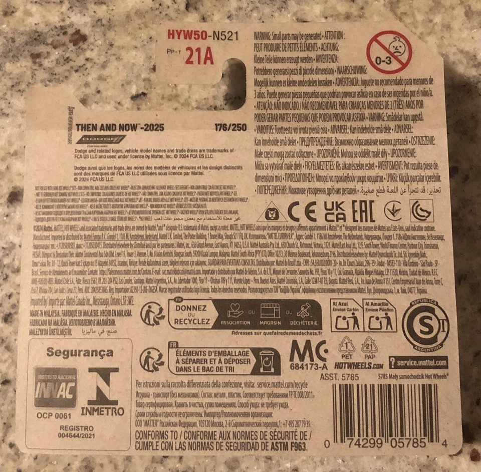 Hot Wheels ‘96 DODGE VIPER GTS BLU 2025 1:64 - Immagine 2 di 2