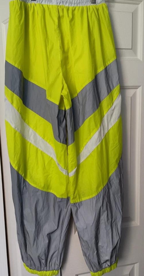 Daisy High Visibility Silver & Yellow Safety Reflective Pants Water Resistant  L - Image 4 of 4
