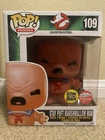 FUNKO POP FUGITIVE TOYS GHOSTBUSTERS STAY PUFT MARSHMALLOW MAN GITD