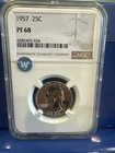 1957 Quarter NGC PF68 w/ Sight White Certification