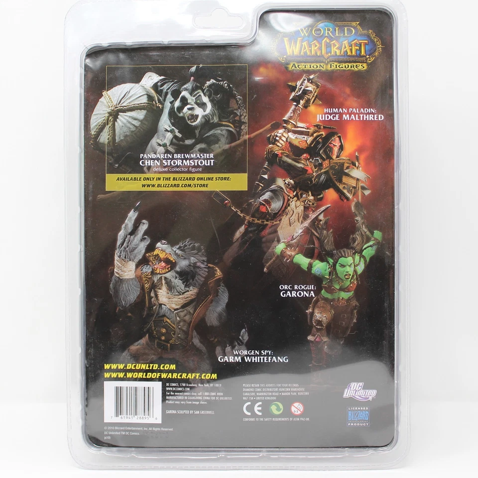 Figura de acción DC Unlimited World of Warcraft: Series 7: Orc Rogue: Garona Foto 3 de 4