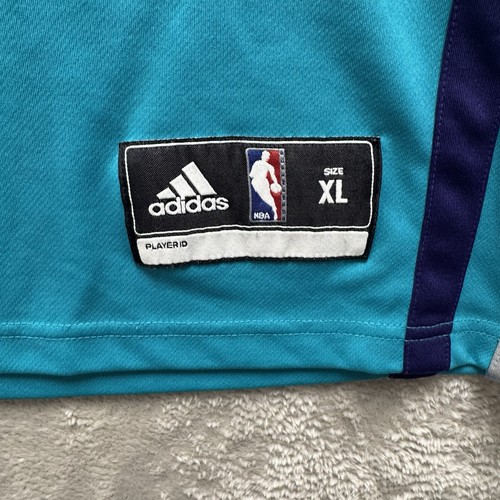 Camiseta deportiva de baloncesto Charlotte Hornets NBA Al Jefferson #25 verde azulado talla XL Adidas - Imagen 4 de 10