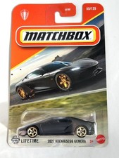 Matchbox 2021 Koenigsegg Gemera 1/64 Die Cast, Satin Black, Brand New, Sealed