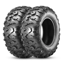 Set 2 25x8-12 ATV Tires 25x8x12 UTV Tires 6Ply Heavy Duty Bias 25x8 12 Tubeless
