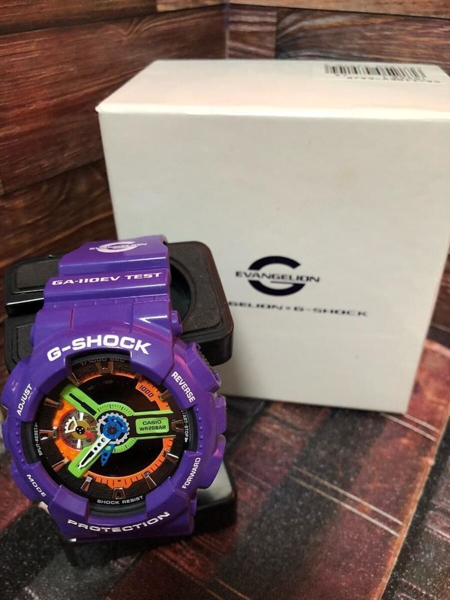 CASIO G-SHOCK x EVANGELION GA-110EV-6AJR Purple EVA Unit 01 CASIO G-SHOCK x EVANGELION GA-110EV-6AJR Purple EVA Unit 01