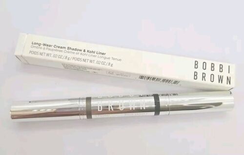 Bobbi Brown Long Wear Cream Shadow PEWTER & Kohl Liner BLACK Full Size New Boxed - Picture 11 of 11