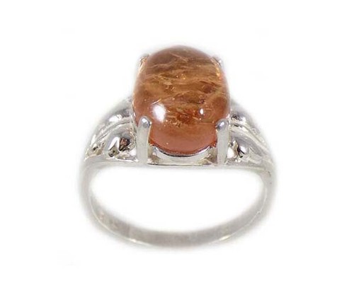 19thC Antique Imperial Topaz + Ring: Ancient Roman God Apollo Jupiter Gem Silver - Picture 2 of 10
