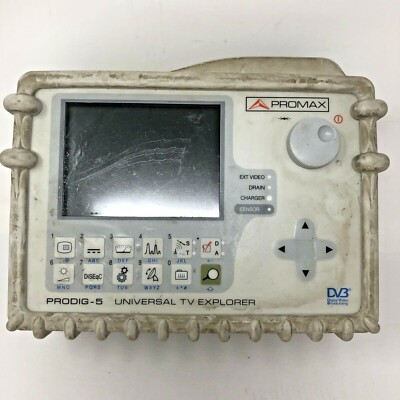 Promax Prodig-5 Universal TV Explorer DVB Digital Video Broadcasting 12Vdc 36W
