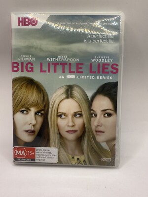 Big Little Lies - Nicole Kidman, Reese Witherspoon (DVD Region 4) 3 Disc Set HBO