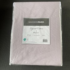 Twin Liquid Cotton Bed Blanket Lilac