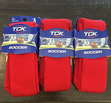 TCK Over The Knee Long Soccer Baseball Football Sports Socks RED OSY SMALL 3