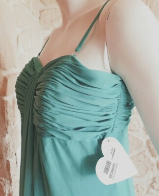 Robe Cocktail Verte Petit 42 Neuve Marque Point Mariage Modèle Elsa (139,99