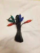 6FT COMPONENT VIDEO CABLE WITH AUDIO 5 RCA RED GREEN BLUE RGB GOLD PLATED