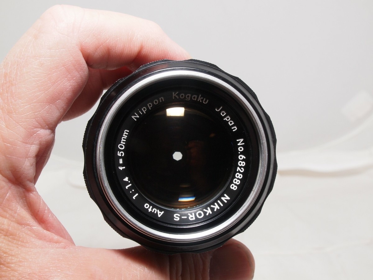 Classic 1968 Nikon F 35mm film slr camera with prism finder and