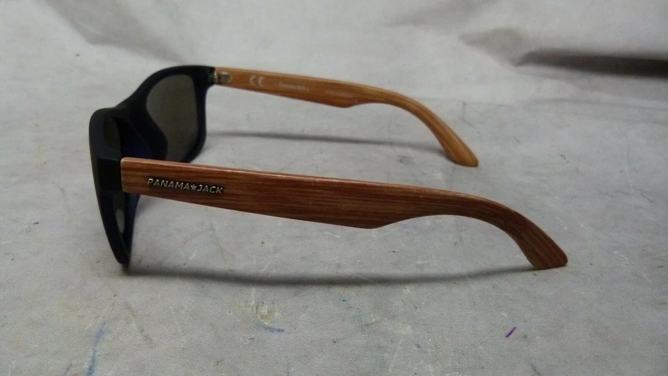 Очки солнцезащитные поляризованные Panama Jack SR1220 черные с полным ободком зеркальные линзы - Изображение 4 из 4