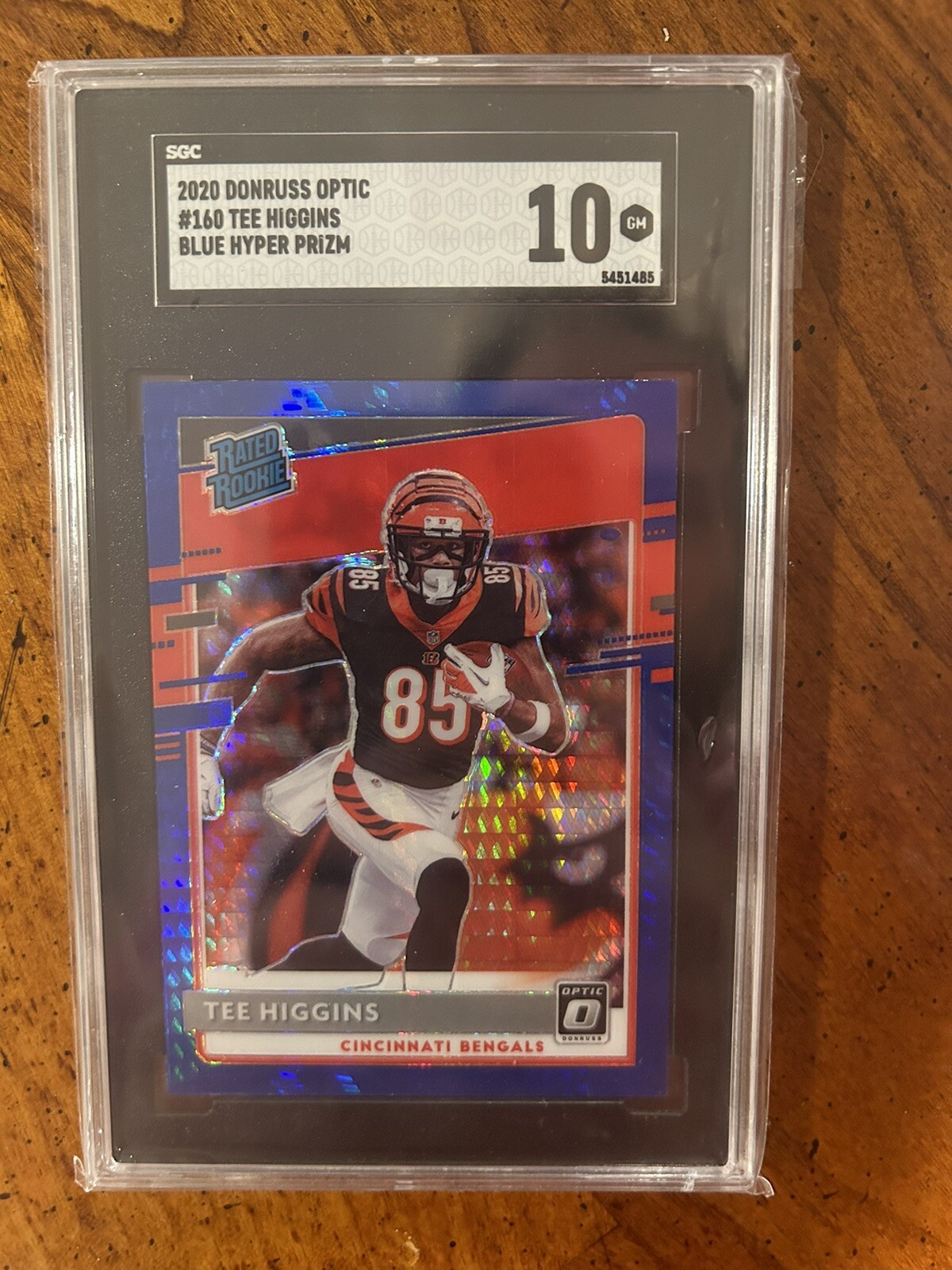 Tee Higgins 2020 Optic Blue Hyper SGC 10