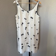 Rag & Bone Natalie Palm Tree Print Silk Dress Womens Size 4