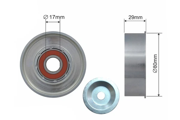 Spannrolle Keilrippenriemen FüR NTY Mitsubishi L200 05- Pajero 08--image