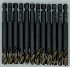 Irwin Drill Bit Black Ox TurboMax Impact 5/16" 12 Pack