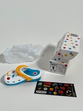 NIB 2024 McDonalds Mini Crocs Keychain Happy Meal Toy 1 Dots w/Stickers