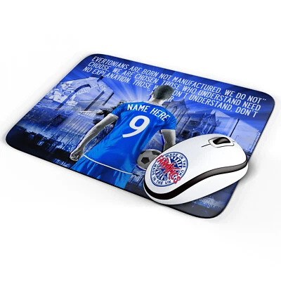 Personalised Everton Mouse Mat Retro Football Office Work Pad Mens Dad Gift AF48