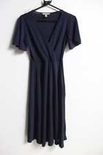 H&M Womens Wrap Style Dress - Blue - Size XS (J67)