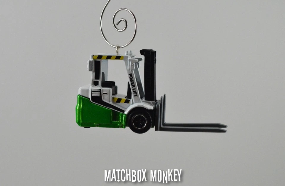 1/64 Forklift Hi-Lo Christmas Ornament Crown Fork Truck CAT Komatsu Toyota Hilo - Image 2 of 4