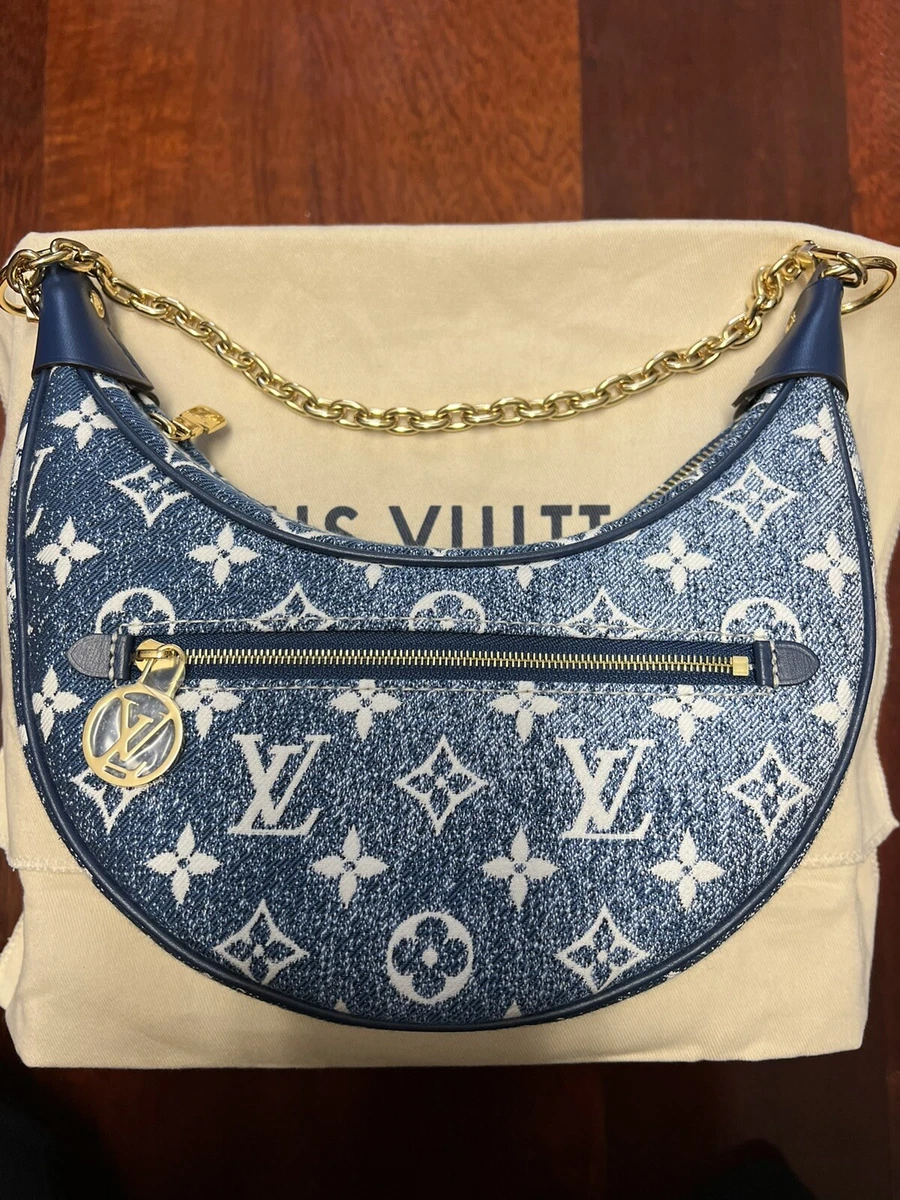 Louis Vuitton Loop Monogram Denim Jacquard Baguette Bag