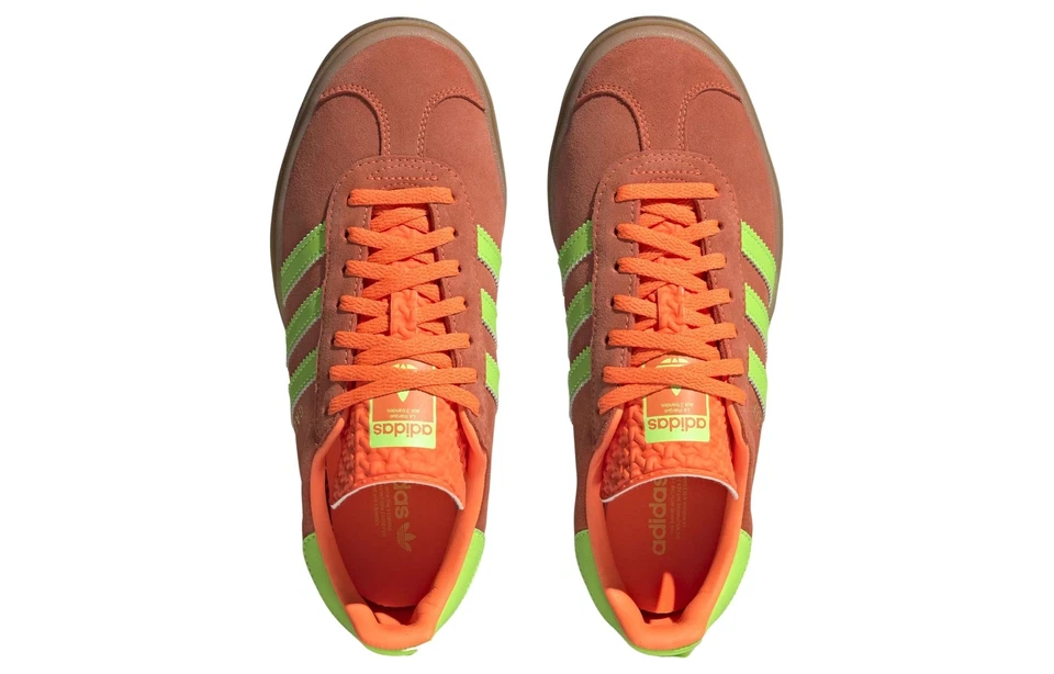 adidas Gazelle Bold Solar Orange Green W - H06126 - Image 4 of 4