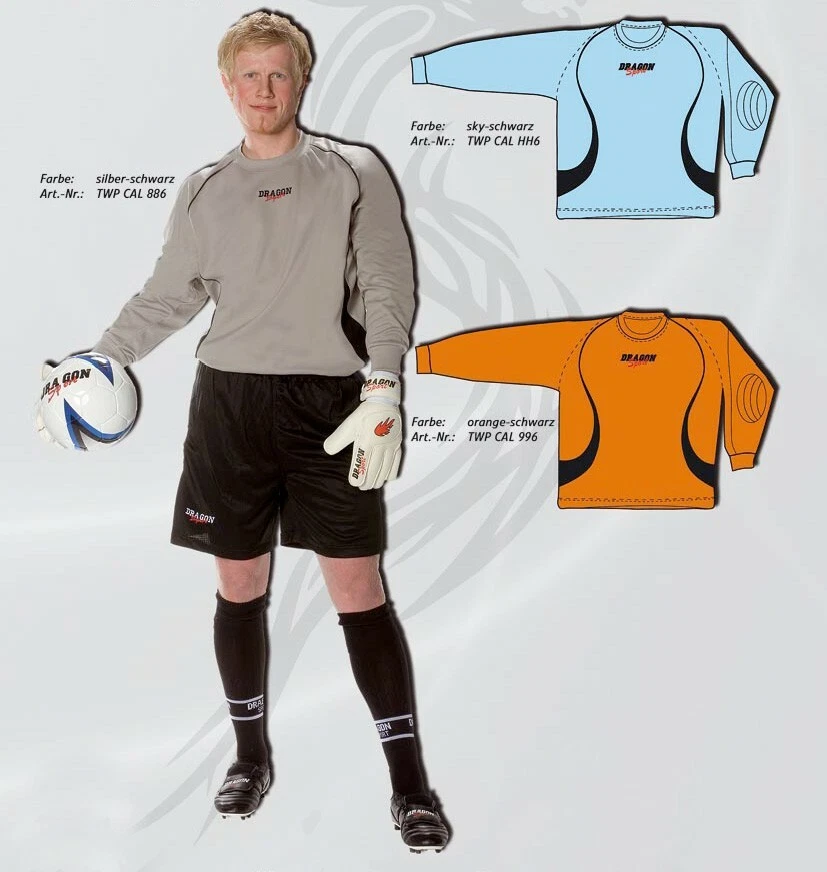 DRAGON SPORT CALIFORNIA Langarm Torwart-Trikot / Torwarttrikot / Trikot / Torwart