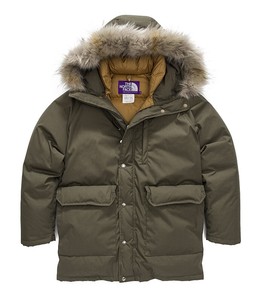 the north face purple label down coat