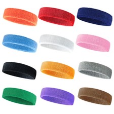 3 Packs Sports Solid Elastic Breathable Stretch Hair Band Yoga Running Headband