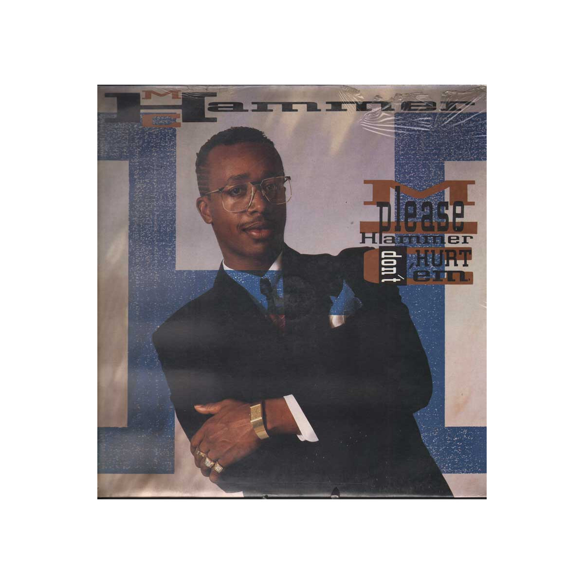 MC Hammer Lp Vinyl Please Hammer Don't Hurt 'Em / EMI Capitol
