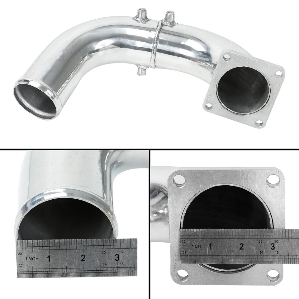 3" Air Intake Elbow Charge Pipe For 1994-98 Dodge Ram 2500 3500 5.9L 12V Diesel - Image 3 of 4