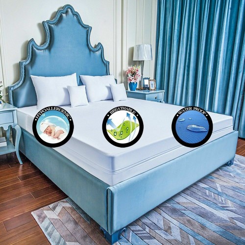 A+ BED BUG PROOF Encasement Protect Soft LUXURY Zipper ALL MATTRESSES or Pillow - Picture 15 of 36