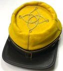 CIVIL WAR CONFEDERATE CS LIEUTENANT CAVALRY OFFICER KEPI FORAGE CAP HAT-2XLARGE